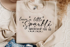 Leave a little sparkle Svg Cut Files Creative Art Product Image 1