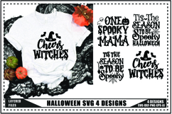 Halloween Svg 4 Designs, Halloween Ghost Trendy Svg Designs Product Image 1