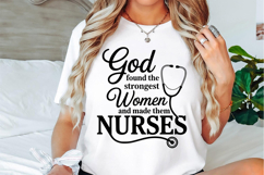 God Found The Strongest Women Svg Designs Product Image 2
