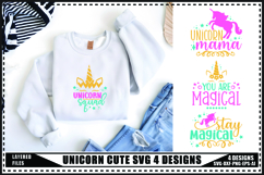 Unicorn Svg 4 Designs, Unicorn Quotes Svg Designs Product Image 1
