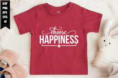 Choose Happiness Svg, Motivation Svg Designs Product Image 1