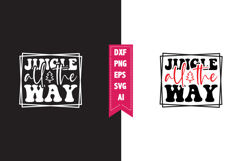 jingle all the way Svg, Christmas Svg, Xmas Svg Product Image 1