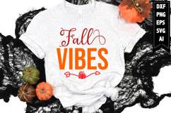 Fall Vibes Svg, Autumn Svg, Fall Svg Product Image 1