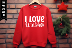I Love Winter Svg, Christmas Svg, Xmas Svg Product Image 1
