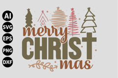 Boho Christmas SVG bundle, Funny Christmas Svg, Xmas Svg Product Image 6