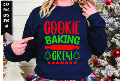 Cookie Baking Crew Svg, Christmas Svg, Winter Svg Product Image 1