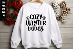 Cozy Winter Vibes Svg, Christmas Svg, Xmas Svg Product Image 1