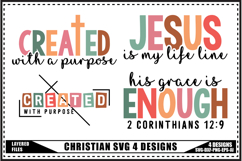 Christian Svg 4 Designs, Religious Svg, God Svg Product Image 1
