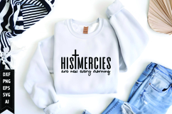 His Mercies Are New Every Morning Svg, Christian Svg Product Image 1