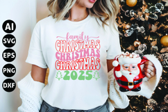 Family Christmas 2025 Svg, Funny Christmas Svg Product Image 1