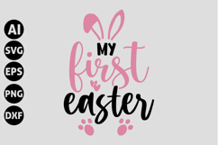 Easter Svg Design Bundle, Happy Easter Svg, Bunny Svg Product Image 3