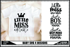 Funny Baby Svg 4 Designs, Newborn Svg Product Image 1