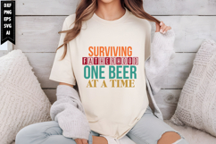 Surviving Fatherhood One Beer at a Time Svg Product Image 1