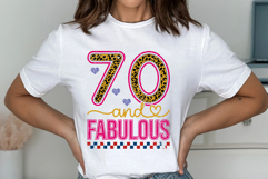 70 and Fabulous Svg, Fabulous Svg Cut Files Creative Art Product Image 2