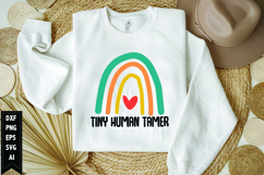 Tiny Human Tamer Svg, Teacher Shirt Svg, Teach Svg Product Image 1