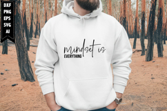 Mindset is Everything Svg, Motivation Svg Designs Product Image 1