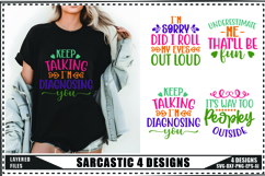 Sarcastic Svg 4 Designs, Funny Sarcastic Svg Product Image 1