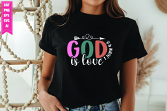 God is Love Svg, Motivation Svg Designs Product Image 1