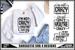 Sarcastic Svg 4 Designs, Funny Sarcasm Svg Product Image 1