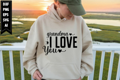 Grandma I Love You Svg, Grandma Svg Designs Product Image 1