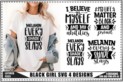 Black Girl Svg 4 Designs Product Image 1