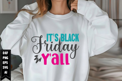 It&#039;s Black Friday Y&#039;all Svg, Black Friday Shirt Svg Product Image 1