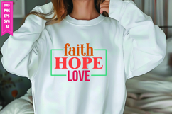 Faith Hope Love Svg, Motivation Svg Designs Product Image 1