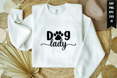Dog lady Svg, Dog Lover Svg Product Image 1