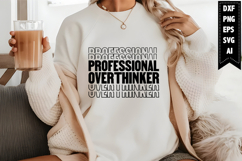 Professional Overthinker Svg Product Image 1