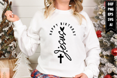 Happy Birthday Jesus Svg, Christmas Svg, Xmas Svg Product Image 1