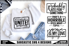 Sarcastic Svg 4 Designs, Funny Sarcasm Svg Product Image 1