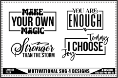 Motivation Svg 4 Designs, Self Love Motivation Svg Product Image 1