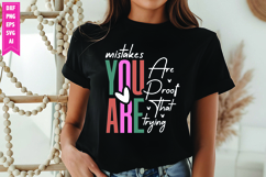 Mistakes Are Proof That You Are Trying Svg, Motivation Svg Product Image 1