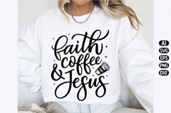 Coffee and Jesus Svg Design Product Image 2