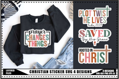 Christian Stickers 4 Designs, Religious Stickers Designs Product Image 1