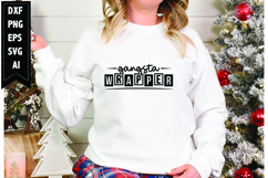 Gangsta wrapper Svg, Christmas Svg, Xmas Svg Product Image 1