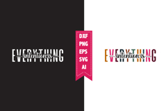 Intention is Everything Svg, Motivation Svg Designs Product Image 1