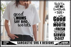 Sarcastic Svg 4 Designs, Funny Sarcasm Svg Designs Product Image 1