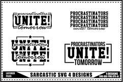 Sarcastic Svg 4 Designs, Funny Sarcastic Quotes Svg Product Image 1