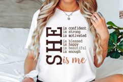 Woman Affirmation Black Woman Quotes Svg Designs Product Image 2