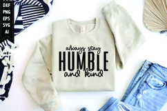 Always Stay Humble and Kind Svg, Motivation Svg Product Image 1