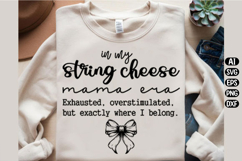 String Cheese Mama Era Svg Design Product Image 2