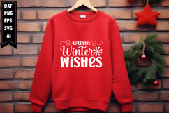 Warm Winter Wishes Svg, Christmas Svg, Xmas Svg Product Image 1