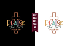 Praise the Lord Svg, Religious Svg, God Svg Design Product Image 1