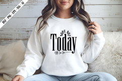 Nope Not Today Svg, Motivation Svg Designs Product Image 1