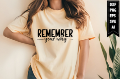 Remember Your Why Svg, Motivation Svg Designs Product Image 1