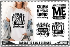 Sarcastic Svg 4 Designs, Funny Sarcastic Svg Product Image 1