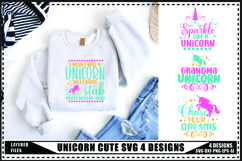 Unicorn Svg 4 Designs, Unicorn Quotes Svg Designs Product Image 1