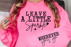 Leave a Little Sparkle Svg Design Product Image 2