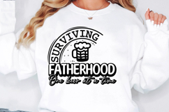 Surviving Fatherhood One Beer at a Time Svg Cut Files Product Image 2